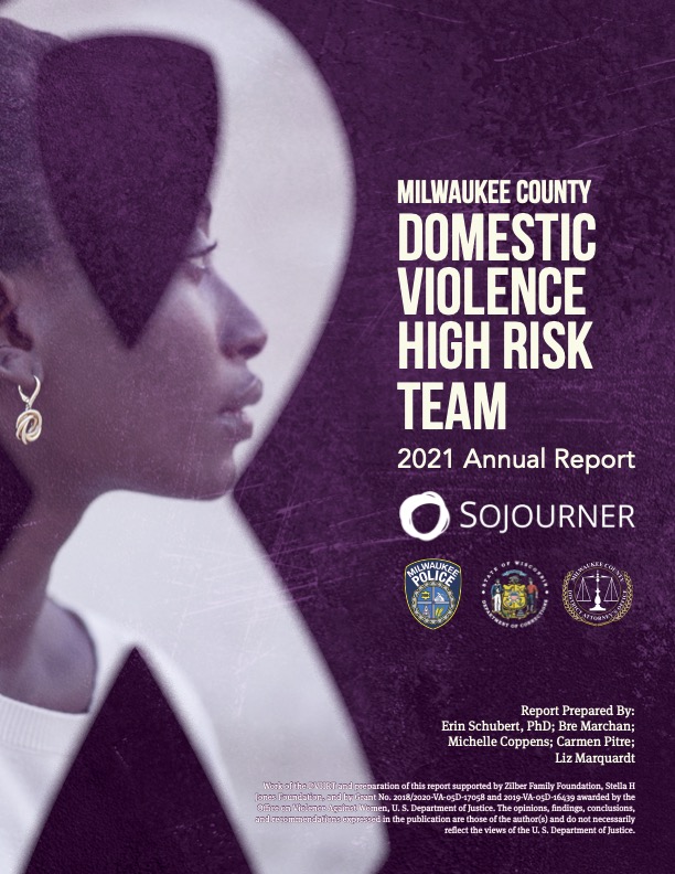 The cover of the Domestic Violence High Risk Team Annual Report